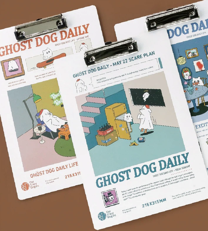 Dog Ghost Personalized Clipboard